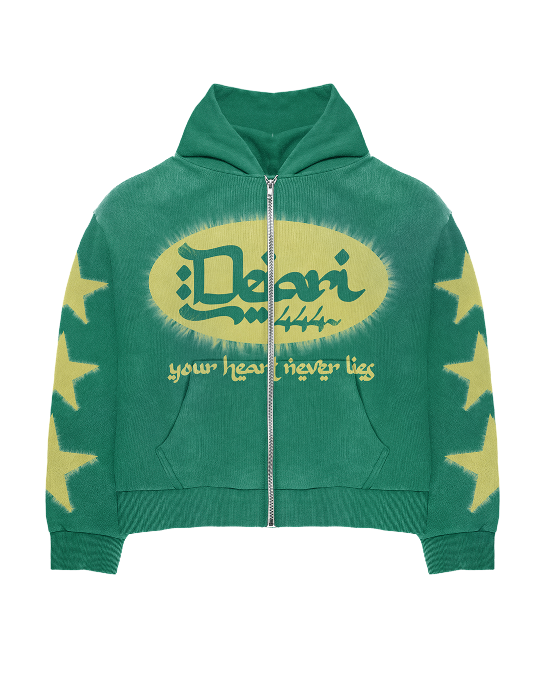 "Your Heart Never Lies" Zip Up Jacket