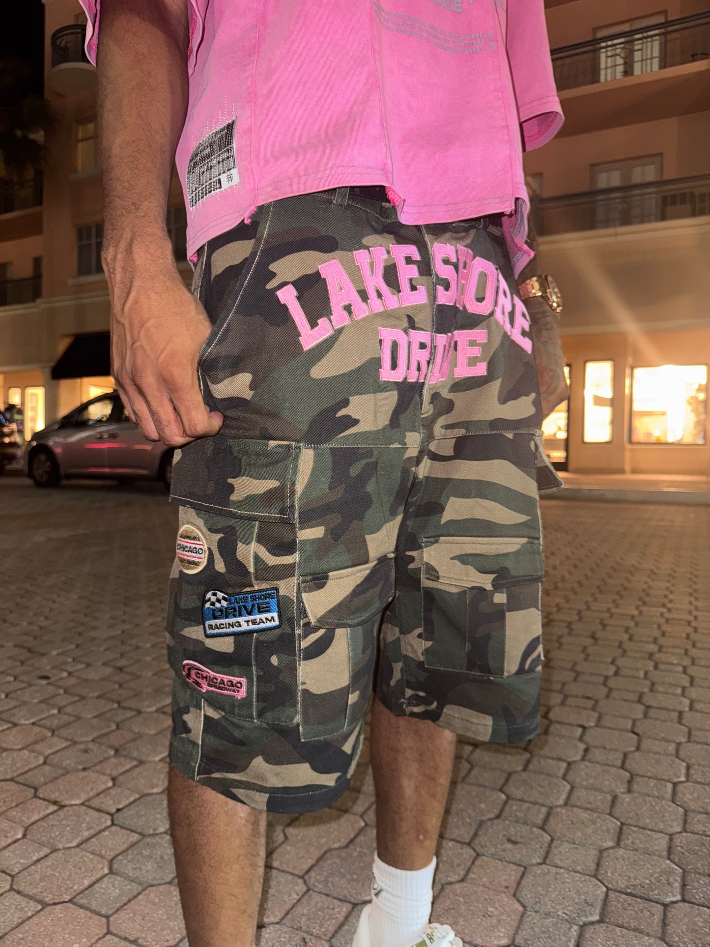 "Lake Shore Drive" Cargo Shorts